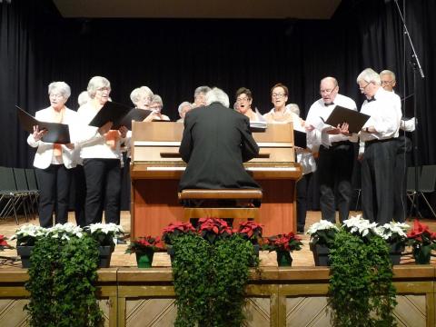 Mit einem musikalischen Programm feierten 350 Mitglieder des Bürgerforums am Freitagnachmittag in der Stadthalle den Advent. (Foto: vst)