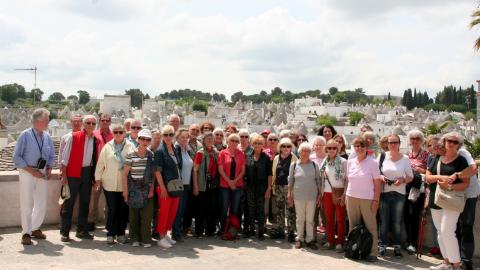 Die Reisegruppe des Bürgerforums in Alberobello (Foto: Agnes Tschechowski)